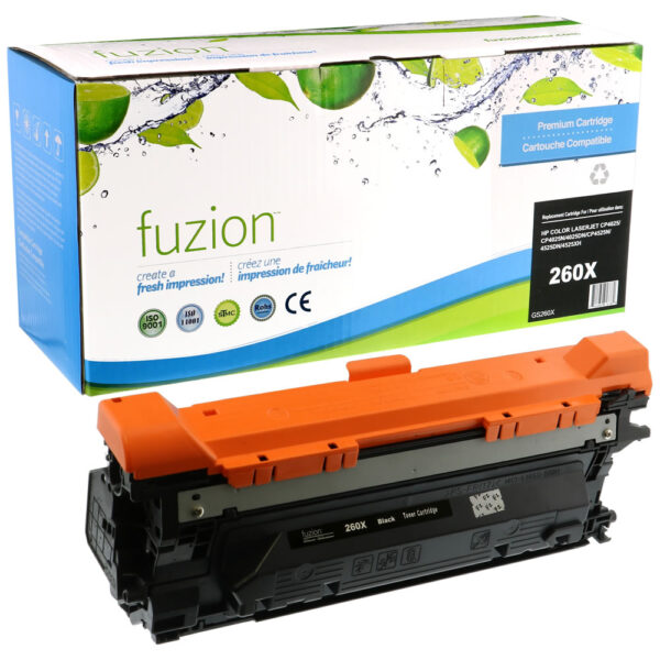 HP CE260X (649X) Remanufactured Toner High Yield  - Black