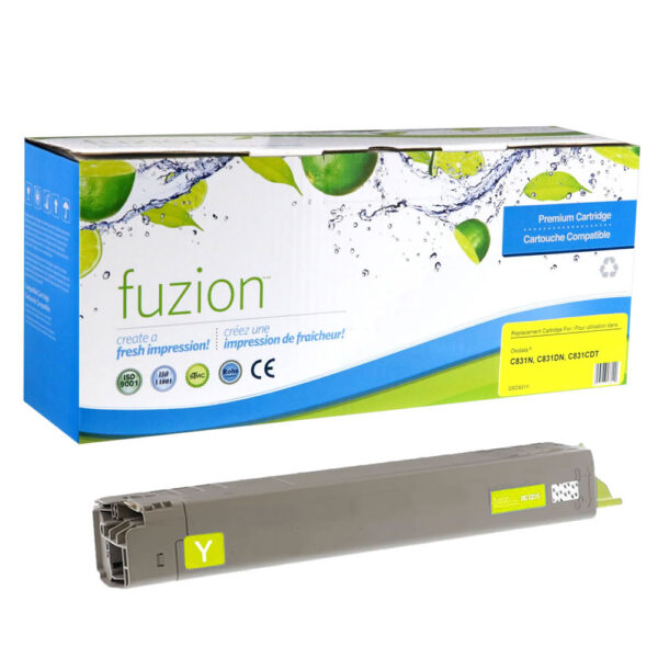 Okidata 44844509 Remanufactured Toner - Yellow