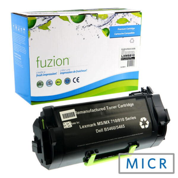 Lexmark 52D1H00 Reman MICR Toner - Black