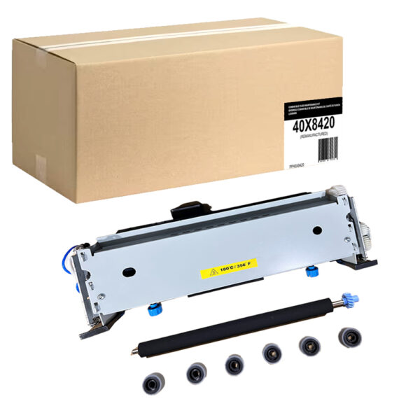 Lexmark 40X8420 Refurbished Fuser Maintenance Kit w/ New Parts - 110/120 Volt - Type 00